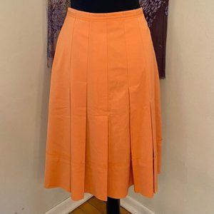 Pleated Coral Skirt Size 6